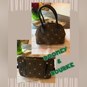 Vintage Dooney & Bourke Heart Mini Domed Satchel